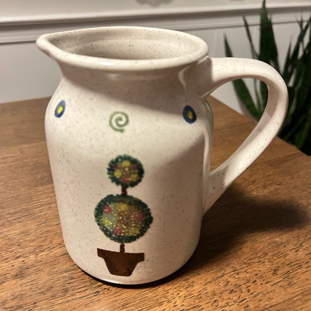 Vintage Guyroc China 6.5” Pitcher  Hand Painted
